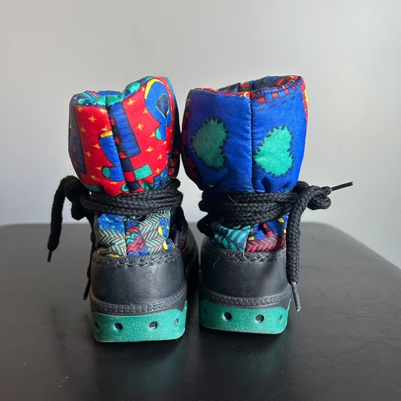 Antis Dunety Colorful Patch Pattern Winter Toddler Boots - Picture 4 of 12